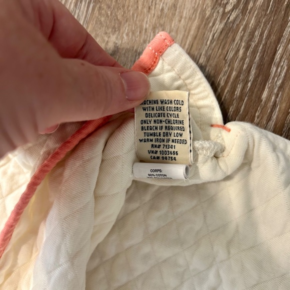 L.L. Bean Women’s Quilted Mock neck Tunic Color-block Size Medium - Picture 6 of 9